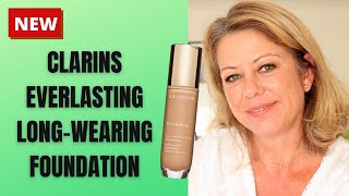 Clarins Everlasting LongWearing Matte Foundation Review  Fifty plus  Beautyfortyfied [upl. by Phina]