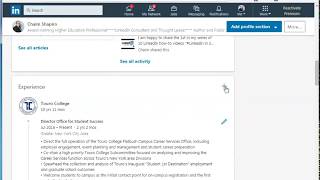 Multiple Positions At Same Employer LinkedIn Change [upl. by Imena]