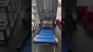 Large bag packing with conveyor belt economic type packer tested for Mexican customer [upl. by Leonie]