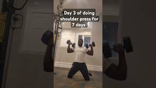 kneeling dumbbell press fitness motivation [upl. by Jodoin]