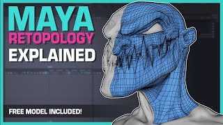 Maya Retopology Ultimate Beginners Guide [upl. by Royce914]