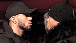 COLD AS ICE Lyndon Arthur vs Anthony Yarde 2 INTENSE FACEOFF [upl. by Hudnut]