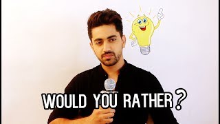 Would you rather with Zain Imam  Fun Segment  Naamkarann [upl. by Etteneg853]