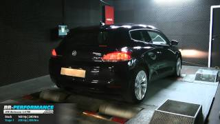 Reprogrammation VW Scirocco 14 TSI 160 par BRPerformance [upl. by Karlens]