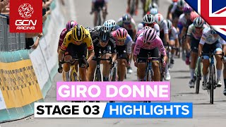 Sprint Showdown In Sardinia  Giro Donne 2022 Stage 3 Highlights [upl. by Hittel]