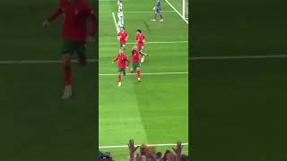 Cristiano Ronaldo scores the winning goal for Portugal vs Scotland siuuuuu [upl. by Durstin]