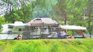 8 Best Camping Sites amp RV Parks in PENNSYLVANIA [upl. by Ulyram]