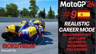 MotoGP™24 Gameplay  🇮🇩 Career Mode 9  Moto2 Yamaha VR46 Master Camp Team  Catalunya CatalanGP [upl. by Ezarras]