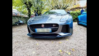 JAGUAR FTYPE SVR  acceleration sound on board [upl. by Earehs]