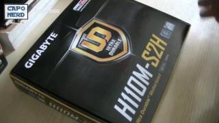 H110M S2H by Gigabyte LGA 1151  Unboxing [upl. by Aihsekyw]