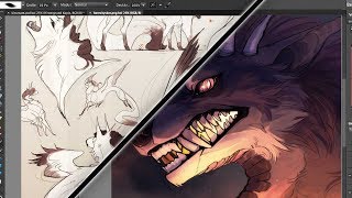 Speedpaint 113 Sketchpageheadshot commissions [upl. by Ecaidnac]