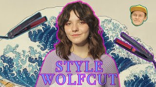 🐺 how to style a WOLF CUT [upl. by Nayk]