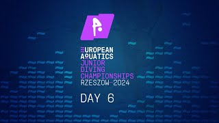 European Aquatics Junior Diving Championships  Rzeszów 2024  Day 6  Morning Session [upl. by Ateekal]