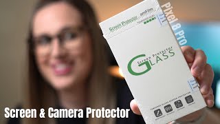 AmFilm Tempered Glass Screen amp Camera Protector Review  Pixel 8 Pro [upl. by Novello]