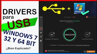 Descargar y Actualizar Controladores de PUERTOS USB WINDOWS 7 32 Y 64 Bit [upl. by Mackey]