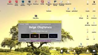 Belge Oluşturma Programı V2  Teşekkür Takdir Onur Başarı Belgesi [upl. by Safoelc]