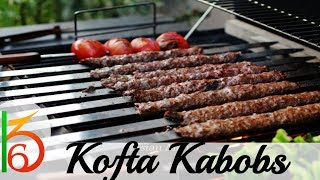 Homemade BBQ Kofta Kabobs Arab Restaurant Style [upl. by Bullard]