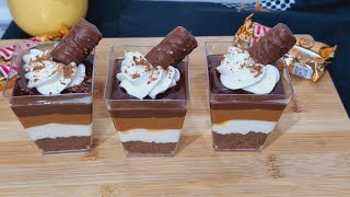 Twix Dessert Shots No Bake Mini Dessert Cups [upl. by Ranite]