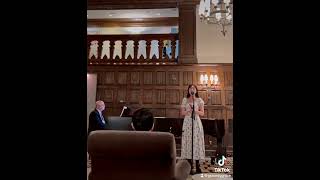 O mio babbino caro Live at Longwood Towers with Tom LaMark shorts [upl. by Eltsryk]