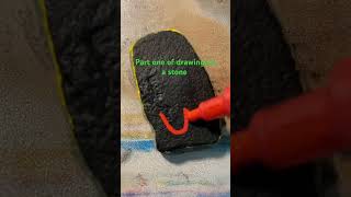 Part 1 of drawing on a stone [upl. by Adnot]