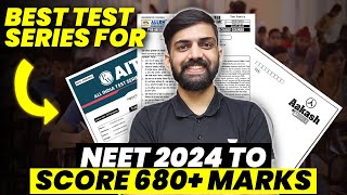 🤩 Best Test Series For NEET 2024 to Score 680 Marks  Best Online Test Series  Offline Test Series [upl. by Auqinat121]