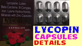 Lycopin Capsules Lutein Beta Carotene B Complex Iron Lysine Hydrochloride Minerals with Zinc [upl. by Qidas396]