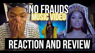 A BARB Reacts to Nicki Minaj No Frauds MUSIC VIDEO  review [upl. by Eniretac567]