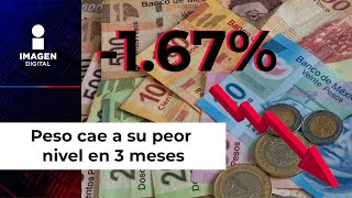 El peso se desploma y marca su peor rendimiento trimestral [upl. by Baker590]