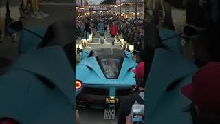 SPOTTERS INVASION  The Worlds Best Looking Laferrari in Matte Blue  BuckBlue [upl. by Lexie]