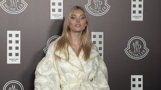 Liza Koshy Elsa Hosk Jordan Barrett and more at Moncler Photocall in Milan [upl. by Shurlocke]