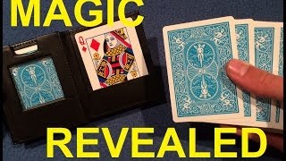 Time Warp Wallet  MAGIC TRICKS REVEALED  Incredible Card Trick REVEALED [upl. by Nofets]