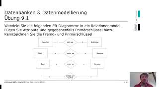 Datenmodellierung  Relationenmodell [upl. by Joella]