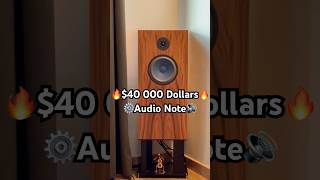 🔥40 000 Dollars Audo Note HighEnd Analog Audiophile HiFi Stereo Speaker System audionote hifi [upl. by Cutlip]