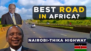 Best Road In Africa KENYAS Infustructure is NEXT LEVEL [upl. by Glennis]