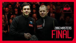 OSullivan vs Hawkins Final In FULL 🍿  Masters 2016 [upl. by Rebekkah13]