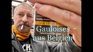 Gauloises Brunes ohne Filter aus Belgien [upl. by Cram]