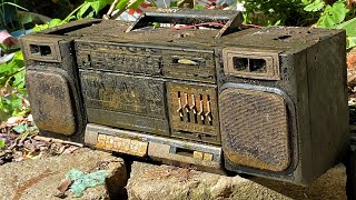 Restoration 1950s SONY sound system and speakers [upl. by Naitsirhk58]