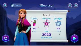 Frozen Movie Based Game For You Frozen Rush  Online Disney Games For Kids [upl. by Nnayecats]