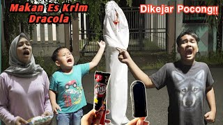 MAKAN ES KRIM DI KEJAR POCONG 😱 [upl. by Care]