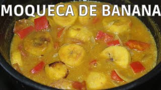 MOQUECA DE BANANA DA TERRA  moqueca vegetariana [upl. by Agostino]