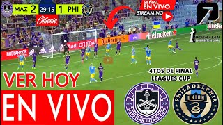 Mazatlán vs Philadelphia En Vivo DONDE VER DIA HORA MAZATLÁN VS PHILADELPHIA JUEGA Partido 4TOS [upl. by Otrevogir162]