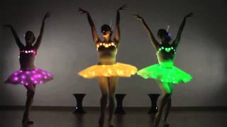 LED Ballerinas  Ballerina Dance  Modern Ballet Show  Contraband Entertainment [upl. by Proud738]