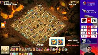 HTM BRA VS TOMPINAI EMPIRE SNAPDRAGON PRO SERIES S6 clashofclans coc [upl. by Nehttam]