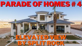 Parade Of Homes 4 Elevated View  Split Rock Custom Home Tour St George Real Estate [upl. by Eyar]