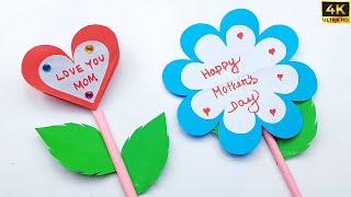 Mothers Day Craft Ideas  How to Make Mothers Day Card  Homemade Mothers Day Card Making [upl. by Nnaaras519]