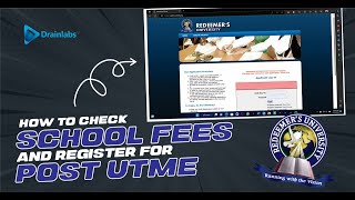 REDEEMERS UNIVERSITY HOW TO REGISTER FOR POSTUTME REDEEMERS UNIVERSITY AND CHECK SCHOOLS FEES [upl. by Hgeilyak40]