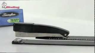 Swingline Long Reach Stapler Demo [upl. by Coats]