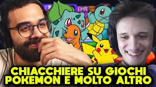 DARIO MOCCIA e ZANO PARLANO DI GIOCHI POKEMON E NON SOLO [upl. by Loftis]