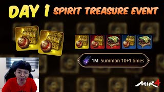 MIR4  SUMMON SPIRIT TREASURE DAY 1 [upl. by Alvinia]