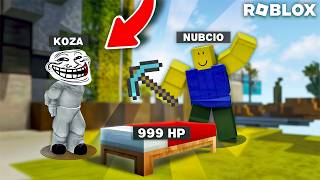 OSZUKUJĘ używając HACKÓW podczas gry z Nubcio w BEDWARS w Roblox [upl. by Warren536]